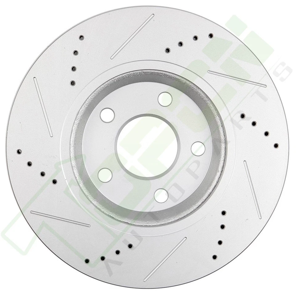 Brake Front Calipers + Brake Rotors + Ceramic pads For 2005-2010 Pontiac G6 - Image 4 of 4