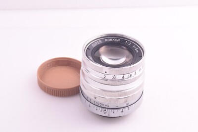 CHIYOKO SUPER ROKKOR 50mm F2 Leica 39mm LTM #1401272 kjm 129-130-9