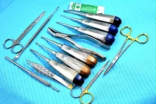NEW GERMAN SET OF 23 Veterinary Dental Extraction Instruments Kit Forceps