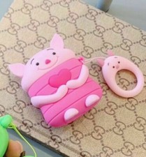 Cute 3D Piglet Airpods Charge Case Cover For Airpod 1 2  New Sealed