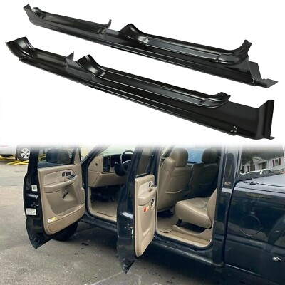 #ad Rocker Panels FOR 99 07 Chevy Crew Cab Silverado GMC Sierra 4 Door Pickup PAIR $206.80