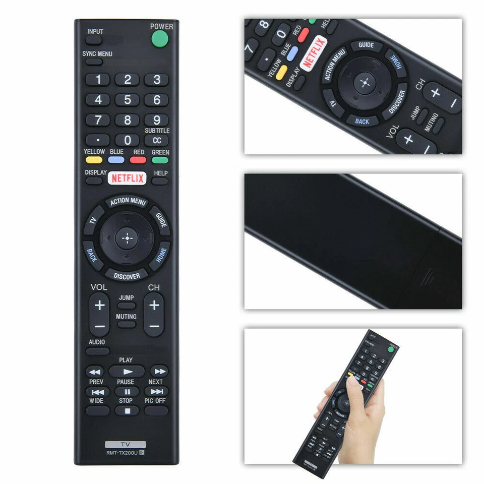 New RMT-TX200U For Sony Bravia TV Remote Control XBR-55X700D XBR-49X700D - Image 2 of 4