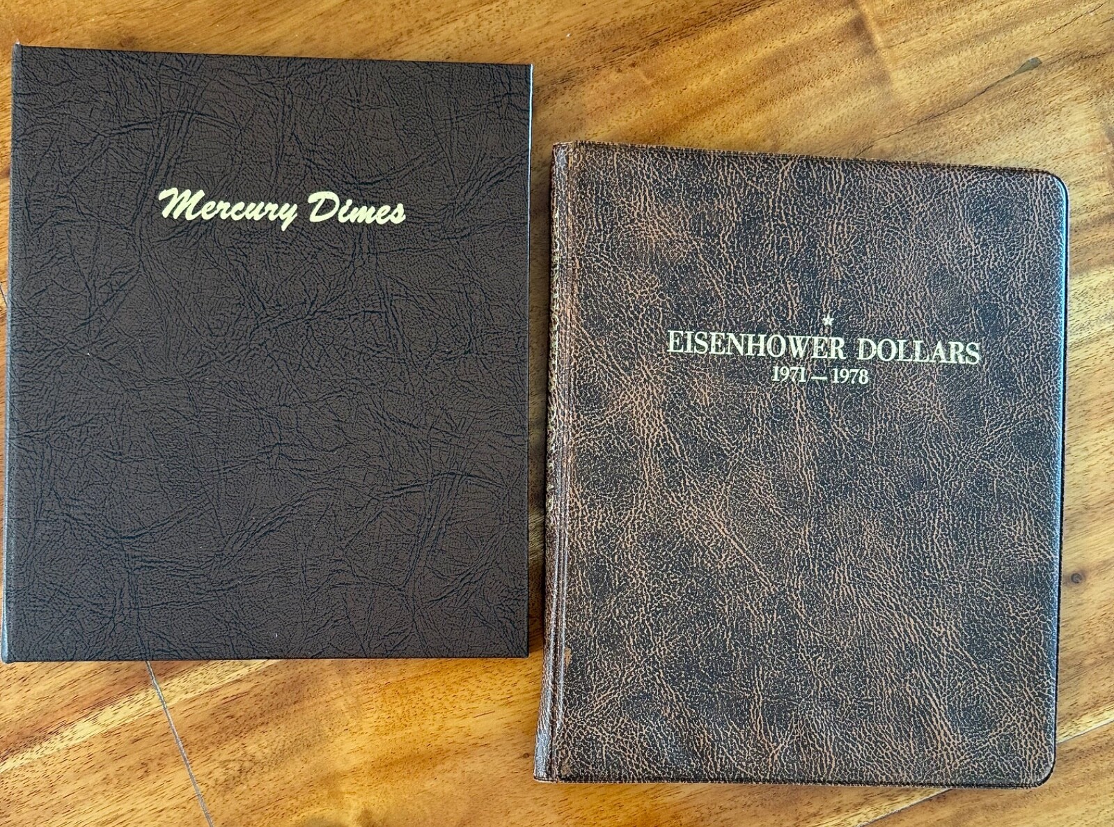 Dansco Mercury Dimes 7123 and Harco Ike Dollar Coin Albums eBay