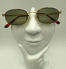 Vintage Looney Tunes BW-51 Tortoise Gold Oval Sunglasses Sunglasses FRAMES ONLY