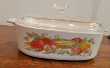 Corning Ware HARVEST A-2-B Covered Casserole 2 Liter