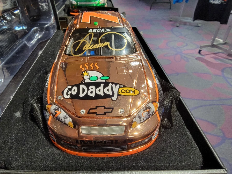2010 Danica Patrick #7 Autographed Go Daddy 1:24 ELITE  Impala - COPPER Finish - Image 2 of 4