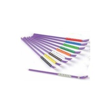 10 BAGUES plastique ouverte pour oiseaux couleur au choix numéroté 2.5/3.0/4.5MM