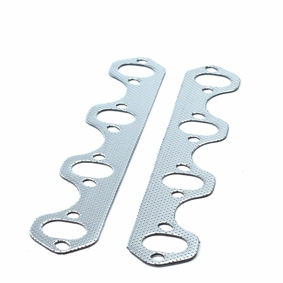 Fit Ford F150 F250 Bronco 5.8L V8 Stainless Steel Polished Exhaust Header 87-96 Foto 4 de 4