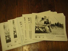 TITANTIC PRESS KIT PHOTOS LOT OF 74 VINTAGE 1997 LEONARDO DICAPRIO WHOLESALE