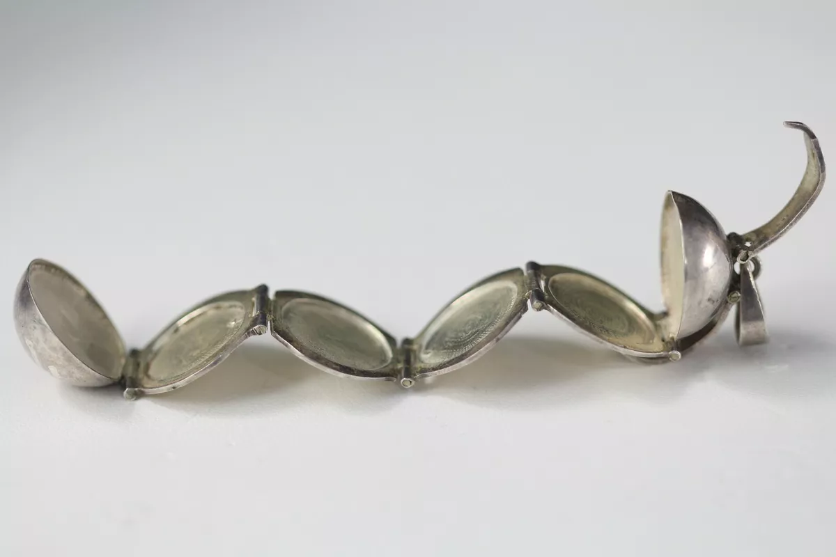 Vintage Taxco Mexico TC 271 Folding Photo Sphere Sterling Silver