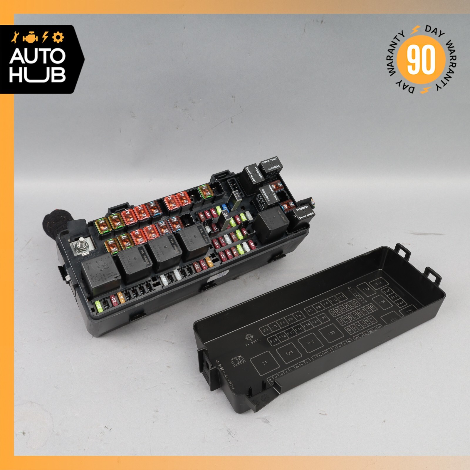 2014 Maserati Quattroporte M156 S Q4 Rear Trunk Fuse Box Wiring Harness OEM