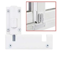 Patio Sliding Door Security Foot Lock Kick Lock, Fits on Top Rail-Childproof