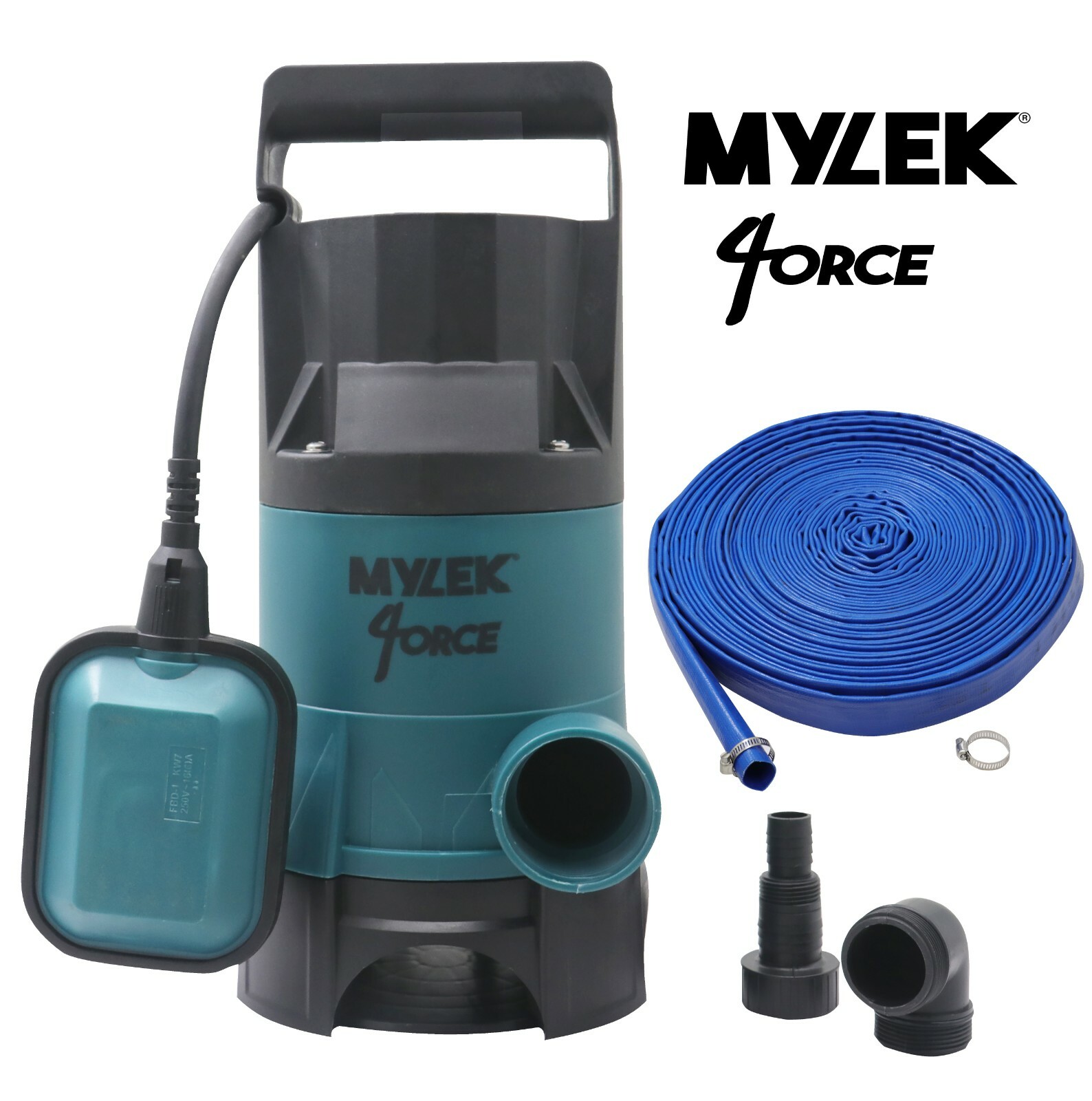 Submersible Water Pump Electric 400W Dirty Clean Pond Pool Flood with 25m Hose