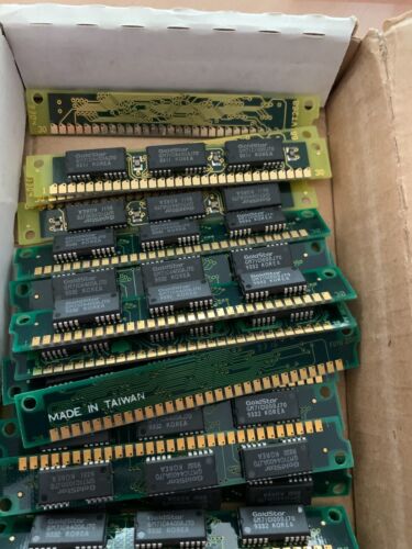 4 x 1MB Simm Speicher 30-polig 3-Chip Goldstar GM71C4400BJ70 - Bild 3 von 4