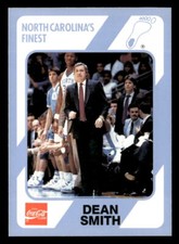 Dean Smith 1989 Collegiate Collection North Carolina's Finest  Card #6