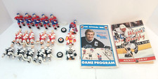 Wayne Gretzky Overtime NHL Table Hockey Lot - 3 Teams, Pucks, Manuals, Inserts