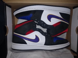Air Jordan 1 Laker Top 3 Mid Ebay