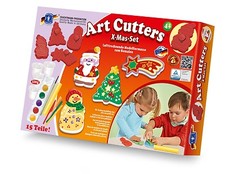 FEUCHTMANN Art-Cutters X-Mas-Set mit Relief Ausstechf&ouml;rmchen Basteln Kneten