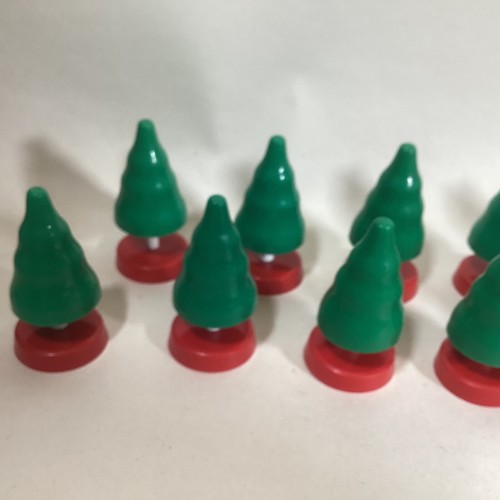 10 Plastic Trees For Trackmaster Train Track Quality Set Bundle - Picture 3 of 4