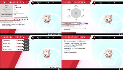 Ultra Shiny 6IV Auswahl 250 Dex #001-808 Level 5 Pokemon Schwert/Schild Home