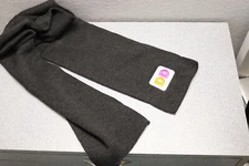 Dunkin Donuts Rare Employee Scarf 7" Wide x 68" Long Gray Scarve