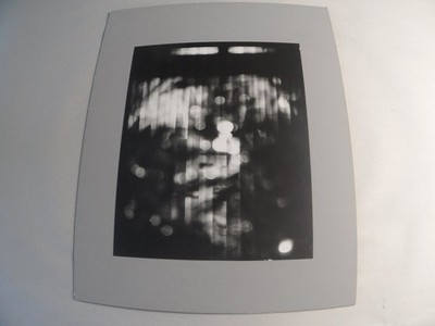 Abstract Blurred Lights Silver Gelatin Print Modern Mounted Photo Bokeh