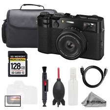 FUJIFILM X100VI Digital Camera Black 128GB Carry case ScreenProtector-BasicKit