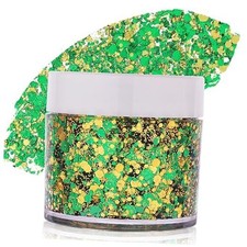 Green Face Glitter Gel,Mardi Gras Outfit for Women,Gold st patricks day glitter