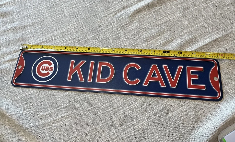 Chicago Cubs Metal Sign Kids Cave - Image 2 of 4