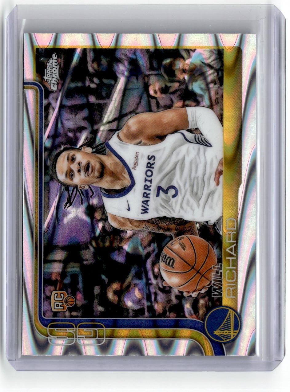 2025-26 Topps Chrome #287 Will Richard RayWave Refractor