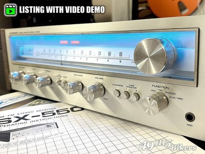 Pioneer SX-550 HiFi Receiver Stereo AF/FM Fully Tested + 30-Day $ Guarantee