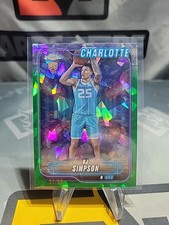 2024-25 Topps Chrome Sapphire KJ Simpson #102 Green /99