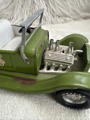 VTG 1960's Nylint Pressed Steel Tin Liz Green Hot Rod Car USA | eBay