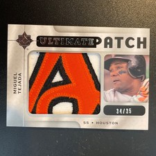 2009 Upper Deck Ultimate Collection-Ultimate Patch Miguel Tejada /35 Orioles “S”