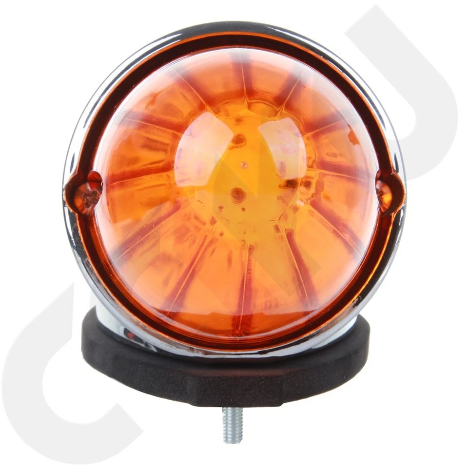 11x Torpedo Amber Cab Marker Clearance Running Light 17 LED Chrome for Peteriblt - Image 4 of 4
