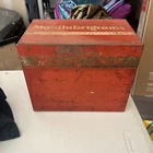 VINTAGE MOBIL GAS STATION LUBRICATION REFERENCE CHARTS SIGN BOX MOBILUBRIGRAMS