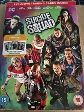Suicide Squad (DVD Region 2) w/ Exclusive Trading Cards - New & Sealed