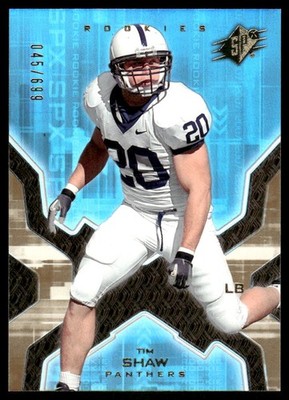 2007 SPx Rookie Parallel 1 #156 Tim Shaw /699 - FB