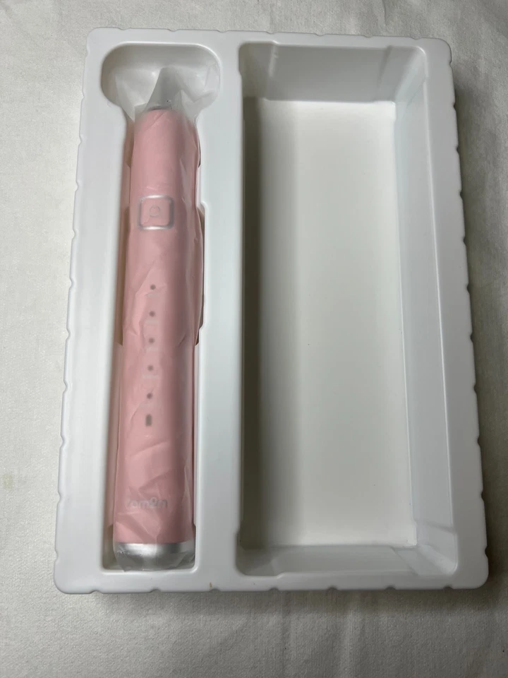 Электрическая зубная щетка 7AM2M Sonic — розовая | мотор маглева, USB-зарядка, 5 запечатанных щеток - Изображение 2 из 4