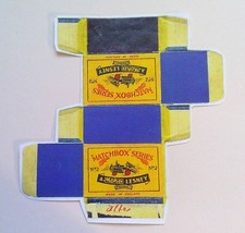 Vorlagen für Repro Box Matchbox 1-75 Nr. 02 Dumper älter