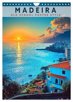 Val Thoermer | Madeira - Old School Poster Style (Wandkalender 2026 Din A4...