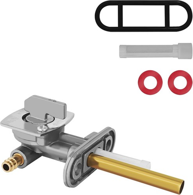 #ad Tank Switch Gas Valve Fuel Petcock with Gasket Filter Tube Fuel Petcock Shut of $16.99