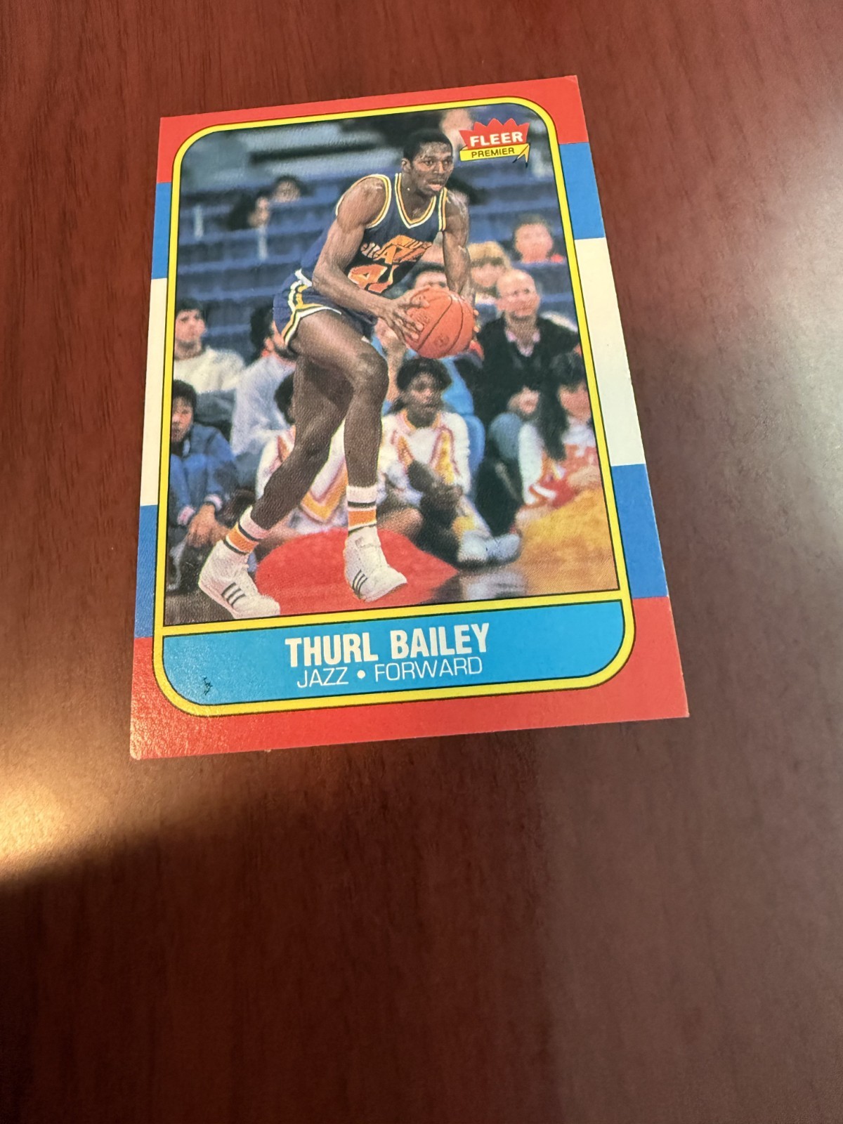 1986-87 Fleer #6 Thurl Bailey. EX(oc)