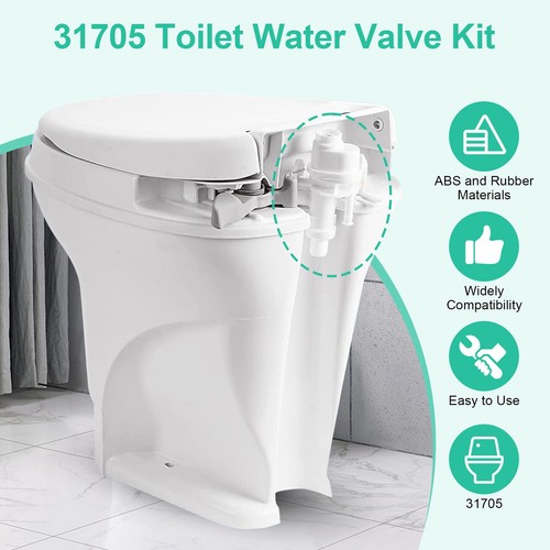 Upgraded Thetford Aqua Magic V Toilet Water Valve Kit Assembly For Rv Part#31705 - 第 2/7 張圖片
