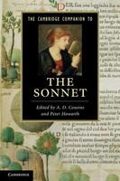 The Cambridge Companion To The Sonnet A. D. Cousins (U. A.) Taschenbuch Englisch