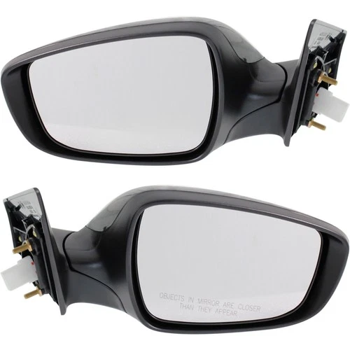 Power Mirror Pair For 2016 Hyundai Elantra Left Right Primed Folding