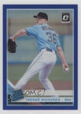 2019 Panini Donruss Optic Rated Rookies Blue Prizm 52/75 Trevor Richards 10n1