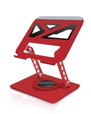3-Year Red Swivel Laptop Stand-360  Rotating,Ergonomic Adjustable Metal Desig...