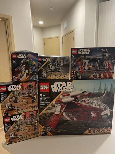 Sealed- Lego Star Wars Lot of 6 + Bonus VIP Lego Store Promotion