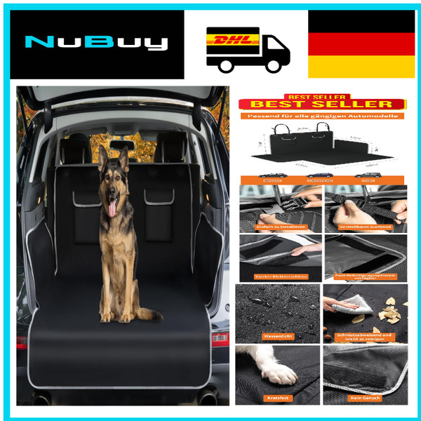 Toozey Kofferraumschutz Hund Mit Ladekantenschutz Wasserdicht ReißFest-image